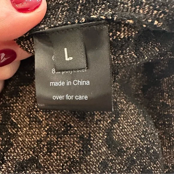 Rachel Comey Cavil jacquard knit top 3/4 sleeves sweater L 10 12 - Picture 7 of 7